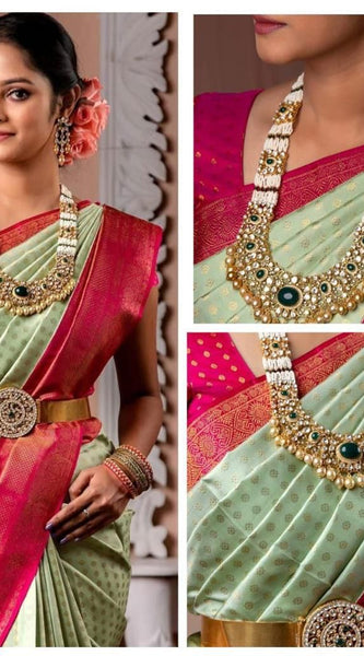 Fashion Trend Lichi Silk Saree with Intricate Zari Design