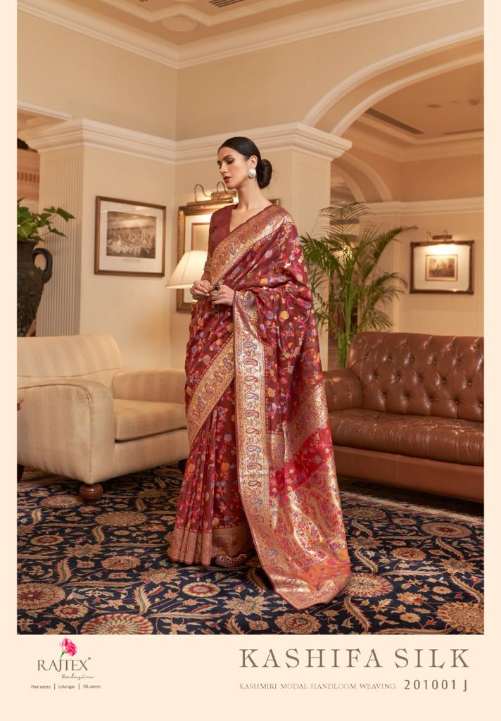 Wedding Special Banarasi Silk Saree with Zari Work Red Saree