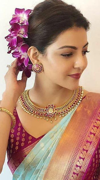 Ethnic Lichi Silk Saree with Beautiful Zari Finish