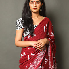 Designer Banarasi Silk Saree with Heavy Brocade Work