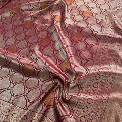 Sumptuous Black Soft Silk Saree With Imbrication Blouse Piece
