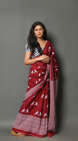 Designer Banarasi Silk Saree with Heavy Brocade Work