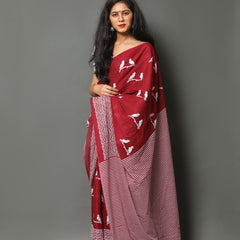 Designer Banarasi Silk Saree with Heavy Brocade Work