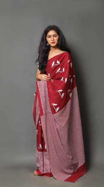 Designer Banarasi Silk Saree with Heavy Brocade Work