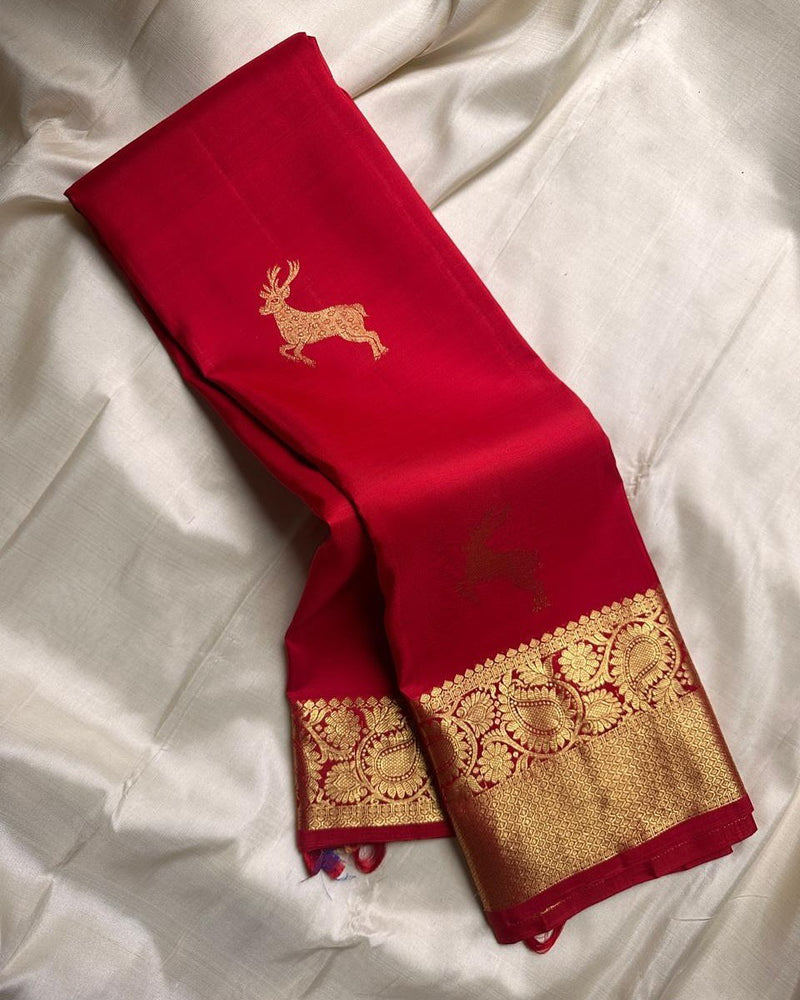 Banarasi Silk Sarees: A Heritage of Elegance RED