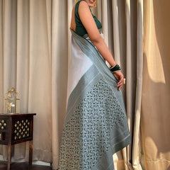 Enduring Grace: The Rich Heritage of Banarasi Silk Sarees COLOR GREY