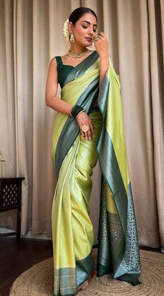 Enduring Grace: The Rich Heritage of Banarasi Silk Sarees COLOR PARROT