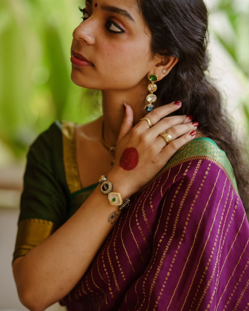 Opulent Banarasi Silk Saree Legacy of Elegance and Tradition