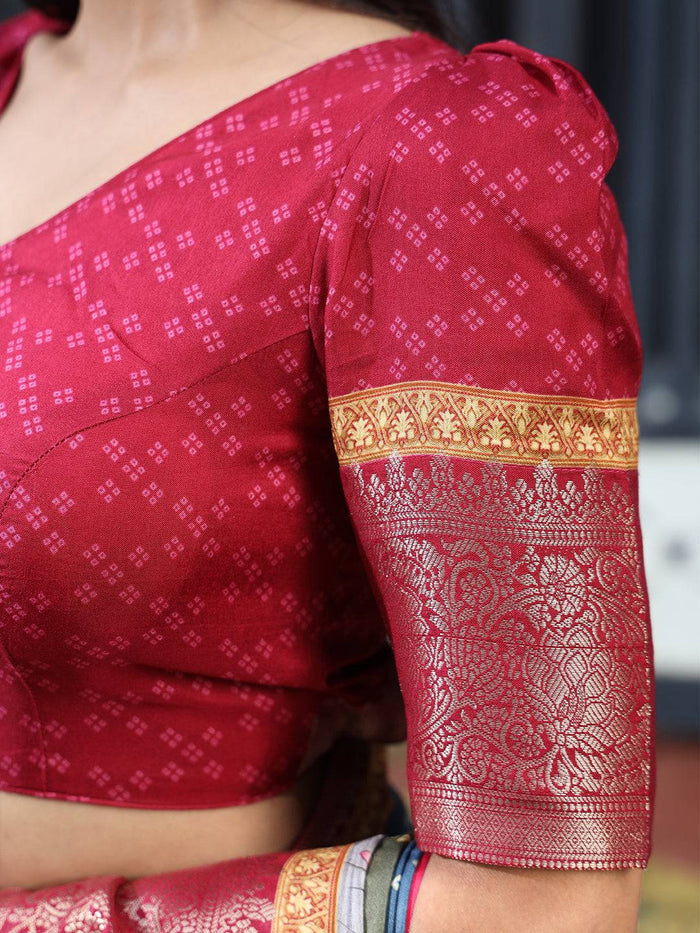 Premium Pure Viscose Dola Silk Saree & Pichwai Kalamkari Design