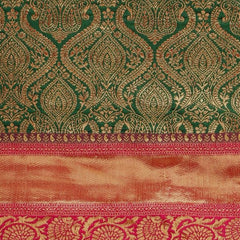 Traditional Lichi Silk Saree with Rich Zari