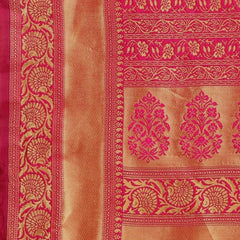 Traditional Lichi Silk Saree with Rich Zari