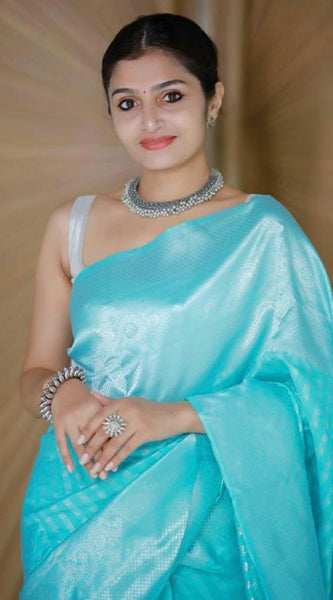 Festival Wear Lichi Silk Saree with Exclusive Zari Design