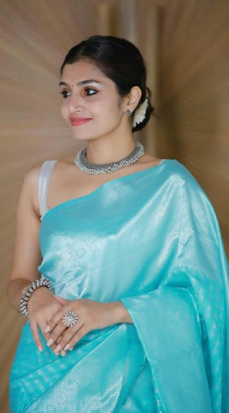 Festival Wear Lichi Silk Saree with Exclusive Zari Design