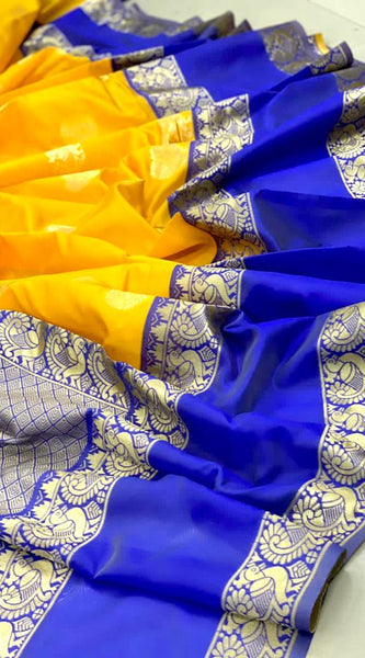 Best Quality Lichi Silk Saree with Royal Zari Work