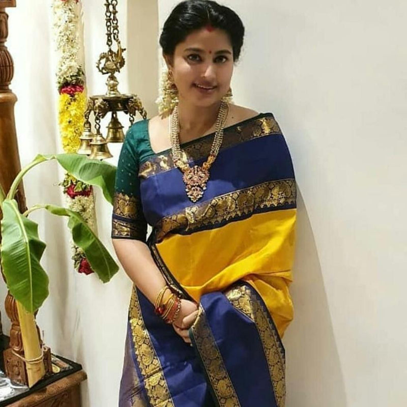 Best Quality Lichi Silk Saree with Royal Zari Work