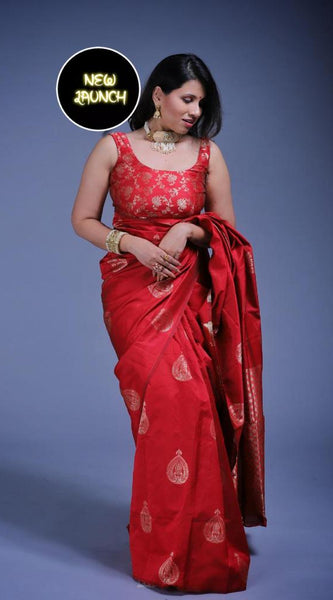 Graceful Lichi Silk Saree with Fine Zari Craftsmanship