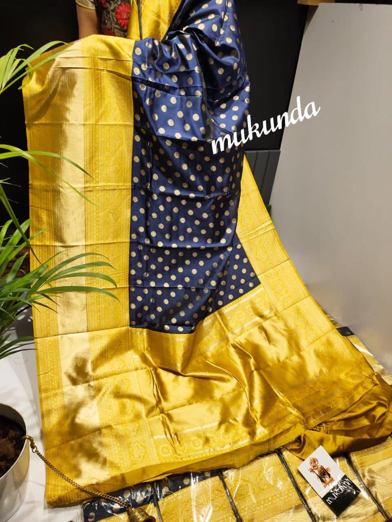 Designer Wear Lichi Silk Saree with Luxurious Zari Finish