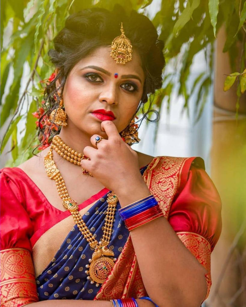 New Arrival Lichi Silk Saree with Designer Zari Border