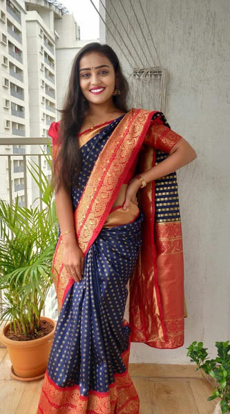 New Arrival Lichi Silk Saree with Designer Zari Border