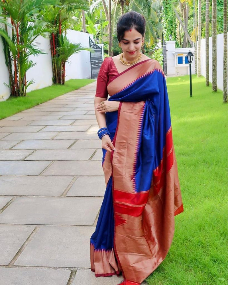 Festival Special Lichi Silk Saree with Royal Zari Border