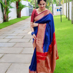 Festival Special Lichi Silk Saree with Royal Zari Border