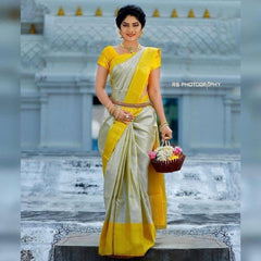 Festive Glamour Lichi Silk Saree with Heavy Zari Work