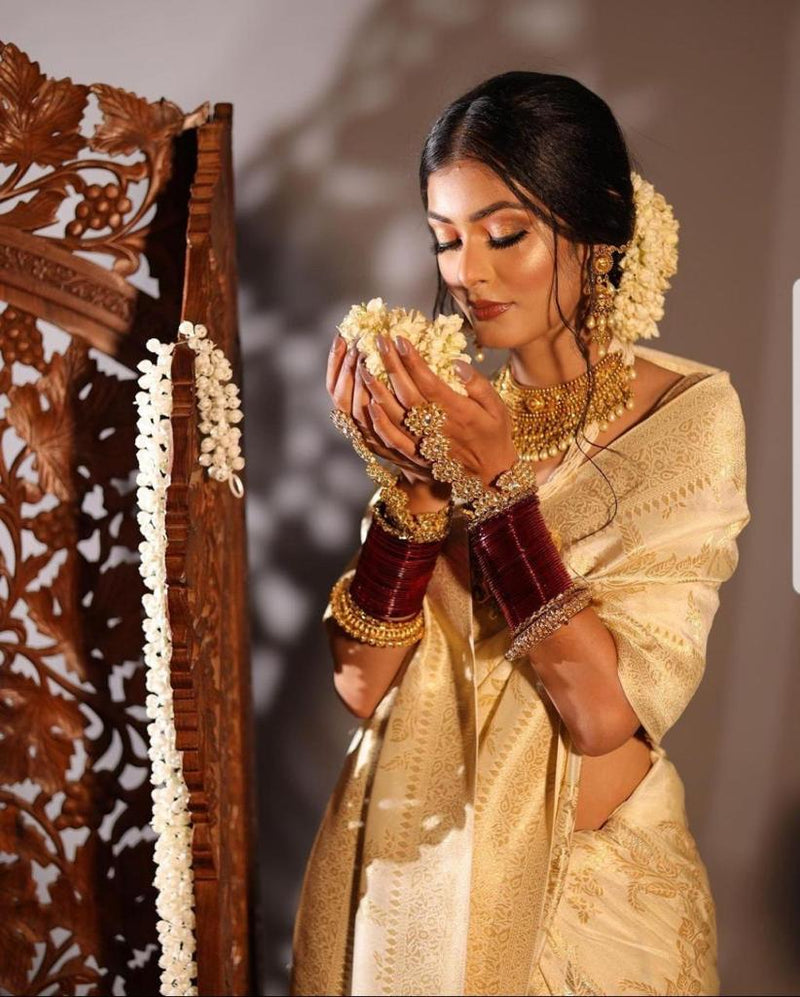 Exclusive Collection Lichi Silk Saree with Fancy Zari