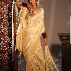 Exclusive Collection Lichi Silk Saree with Fancy Zari