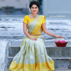 Festive Glamour Lichi Silk Saree with Heavy Zari Work