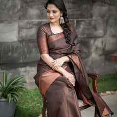 Designer Silk Saree with Gorgeous Zari Embroidery