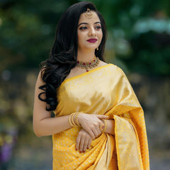 Latest Festive Lichi Silk Saree with Grand Zari Detailing