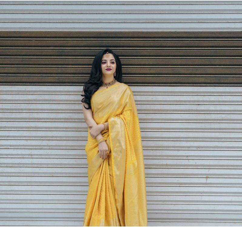 Latest Festive Lichi Silk Saree with Grand Zari Detailing