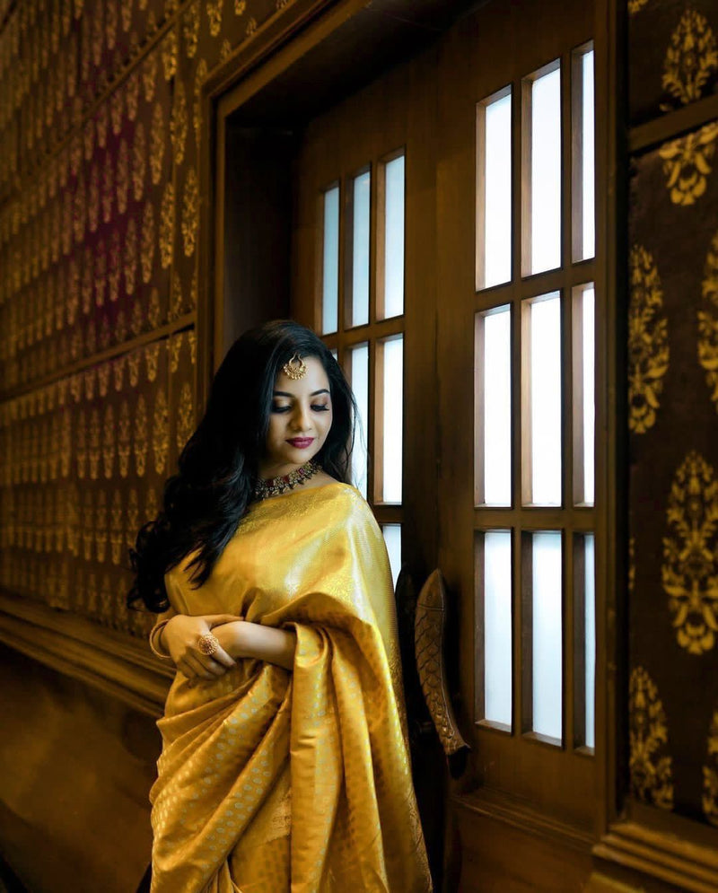 Latest Festive Lichi Silk Saree with Grand Zari Detailing