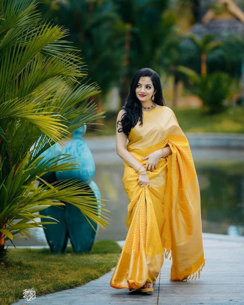 Latest Festive Lichi Silk Saree with Grand Zari Detailing