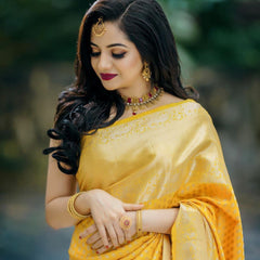 Latest Festive Lichi Silk Saree with Grand Zari Detailing