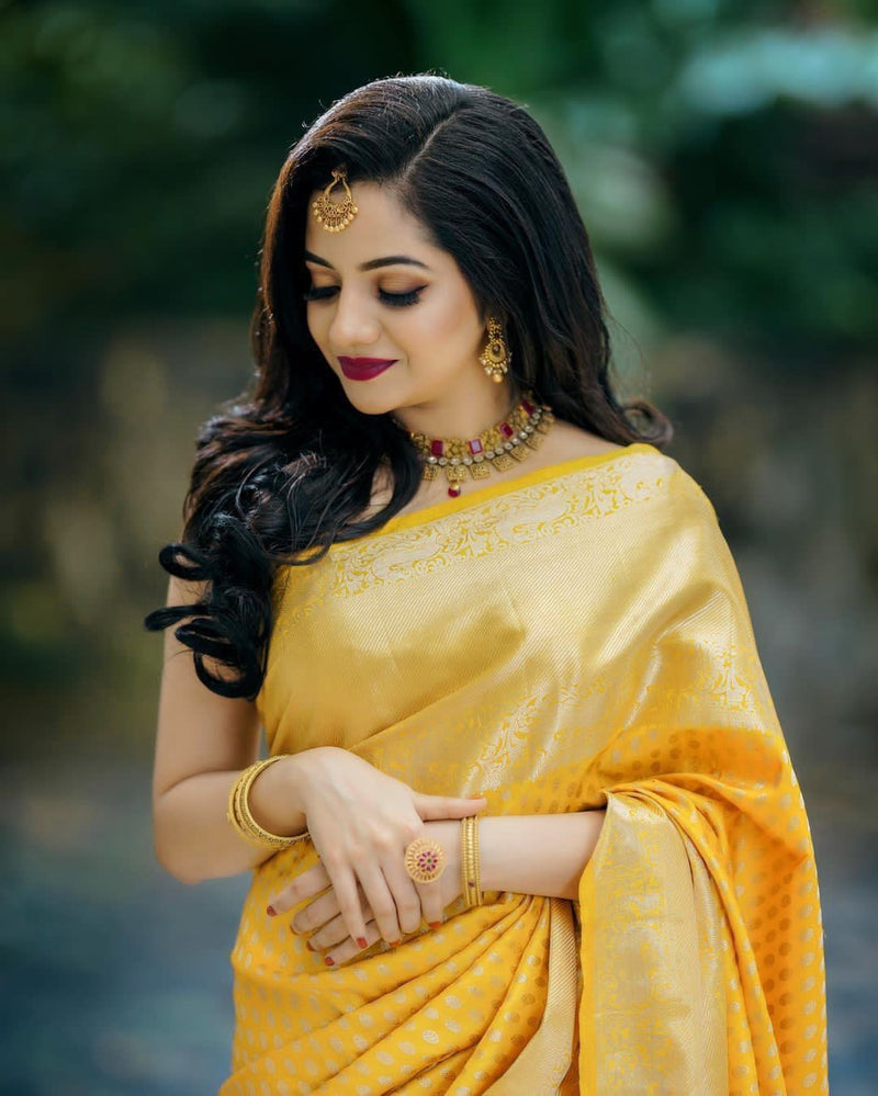 Latest Festive Lichi Silk Saree with Grand Zari Detailing