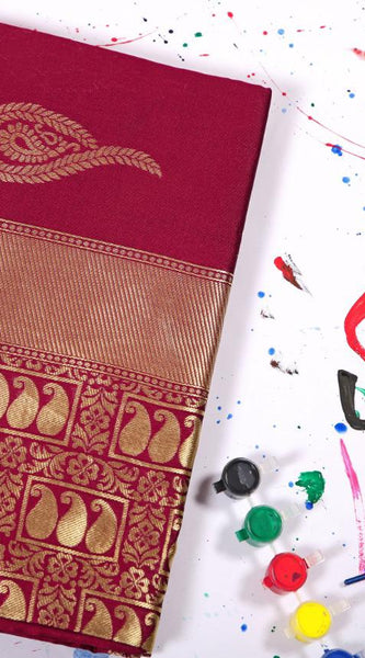 New Arrival Lichi Silk Saree with Unique Zari Weaving