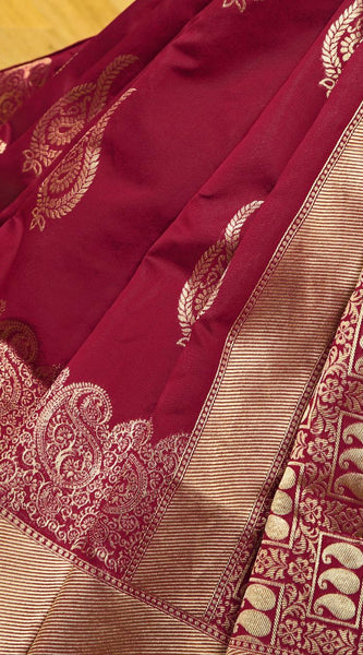 New Arrival Lichi Silk Saree with Unique Zari Weaving