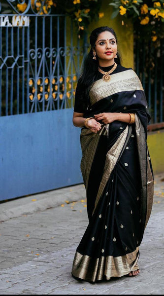 High-Quality Lichi Silk Saree with Traditional Zari Weaving