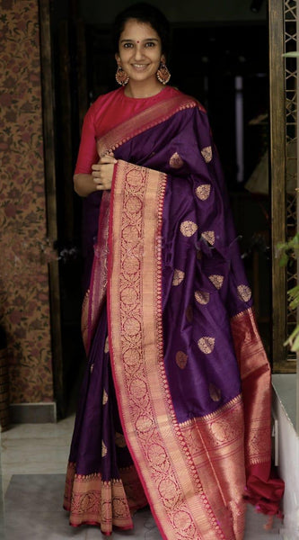 Charming Party Wear Lichi Silk Saree with Stylish Zari Work