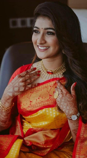 Affordable Luxury Lichi Silk Saree with Stunning Zari Details