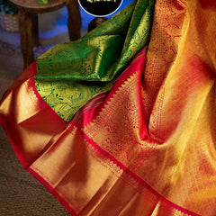 Pure Elegance Lichi Silk Saree with Zari Pattern