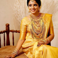 Classy Lichi Silk Saree with Heavy Zari Design