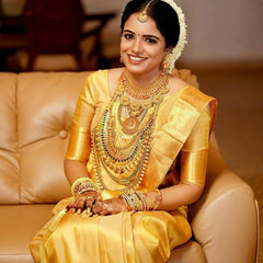 Classy Lichi Silk Saree with Heavy Zari Design
