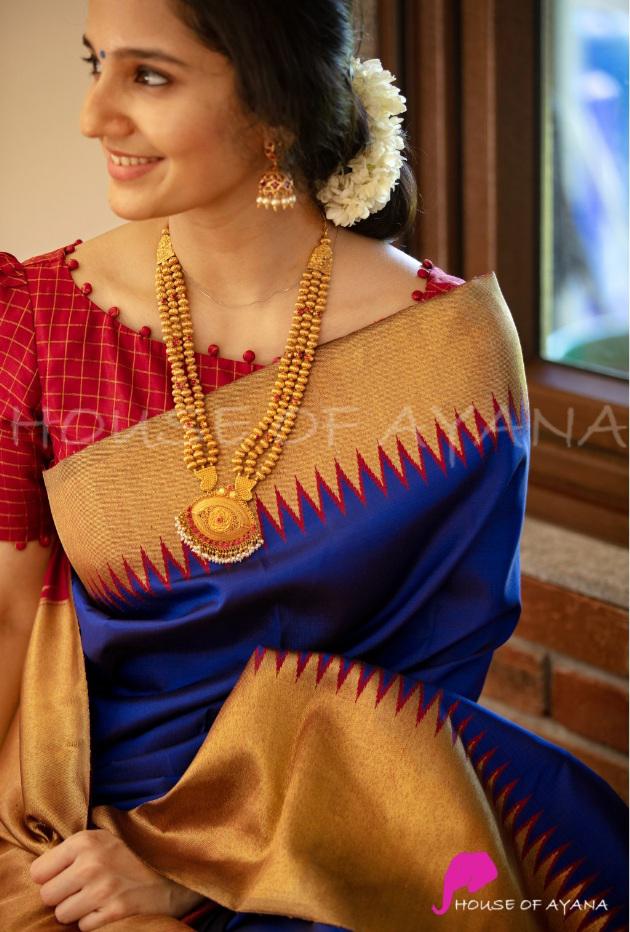 Festival Special Lichi Silk Saree with Royal Zari Border