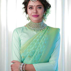 Bridal Silk Saree with Premium Zari Embellishments
