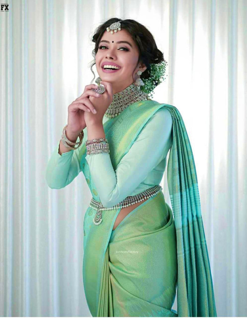 Bridal Silk Saree with Premium Zari Embellishments