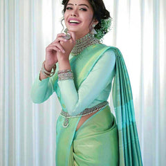 Bridal Silk Saree with Premium Zari Embellishments