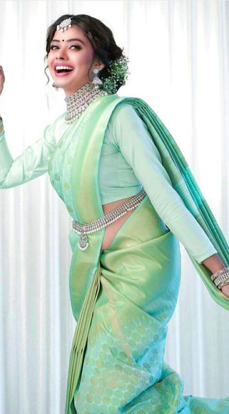 Bridal Silk Saree with Premium Zari Embellishments