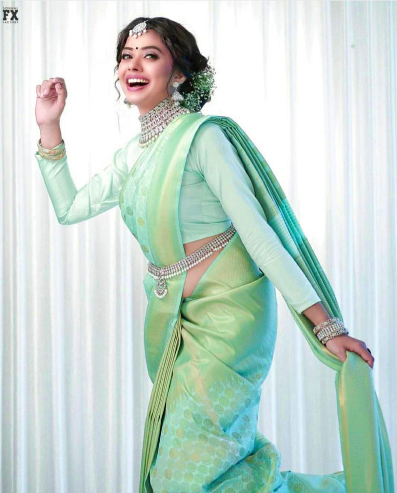 Bridal Silk Saree with Premium Zari Embellishments